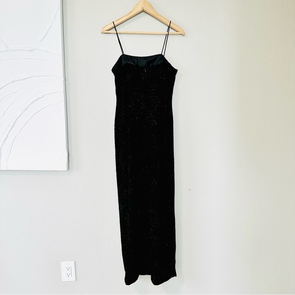 Alex Evenings Black Sparkle Maxi Dress - Picture 6 of 14